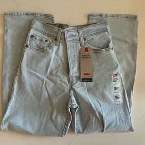 Levi’s High Rise Ribcage Straight Ankle 27 NWT